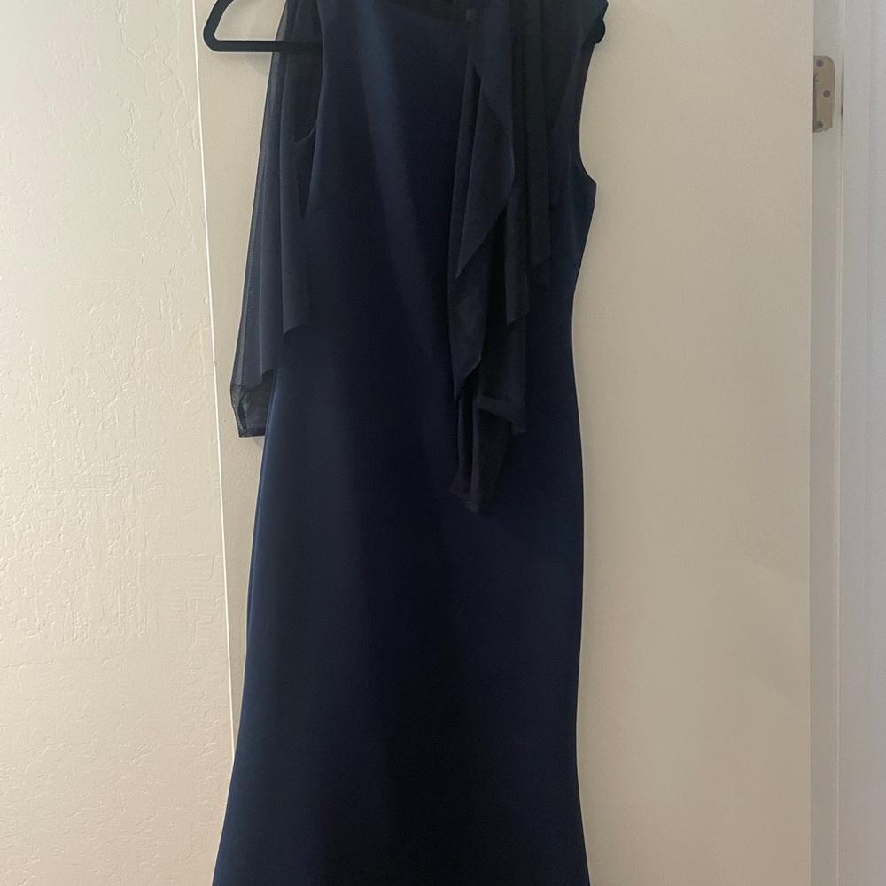 Elegant Navy Blue Dress